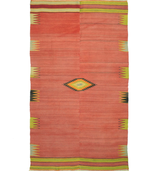 Kilim Balikesir 264 x 144 cm – Tapis turc en laine tissé main, provenance Balikesir