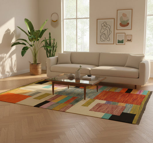 Kilim contemporain - 247 x 179 cm