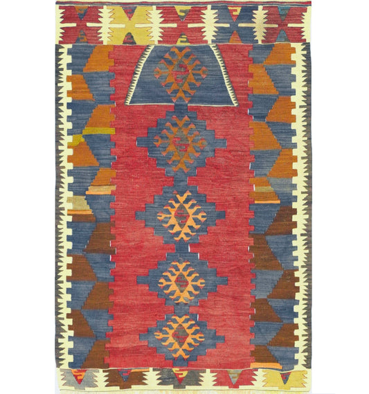 Kilim Eregli 150 x 102 cm – Tapis turc en laine tissé main, provenance Eregli