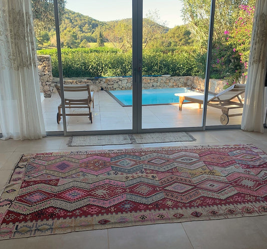 Tapis Kilim Ancien Adana 180 x 300 cm - Ibiza