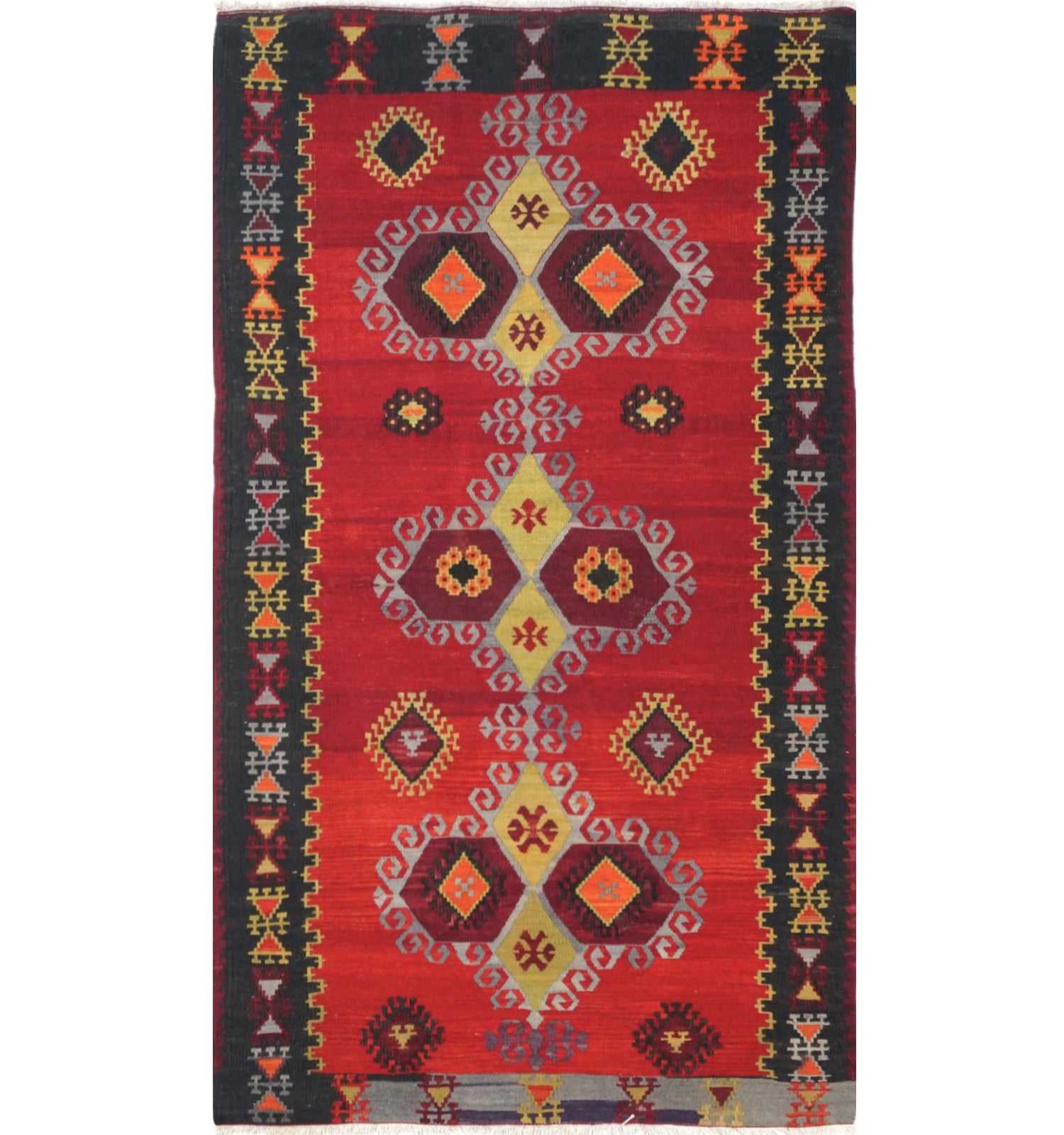 Kilim Emirdag 180 x 92 cm – Tapis turc en laine tissé main, provenance Emirdag