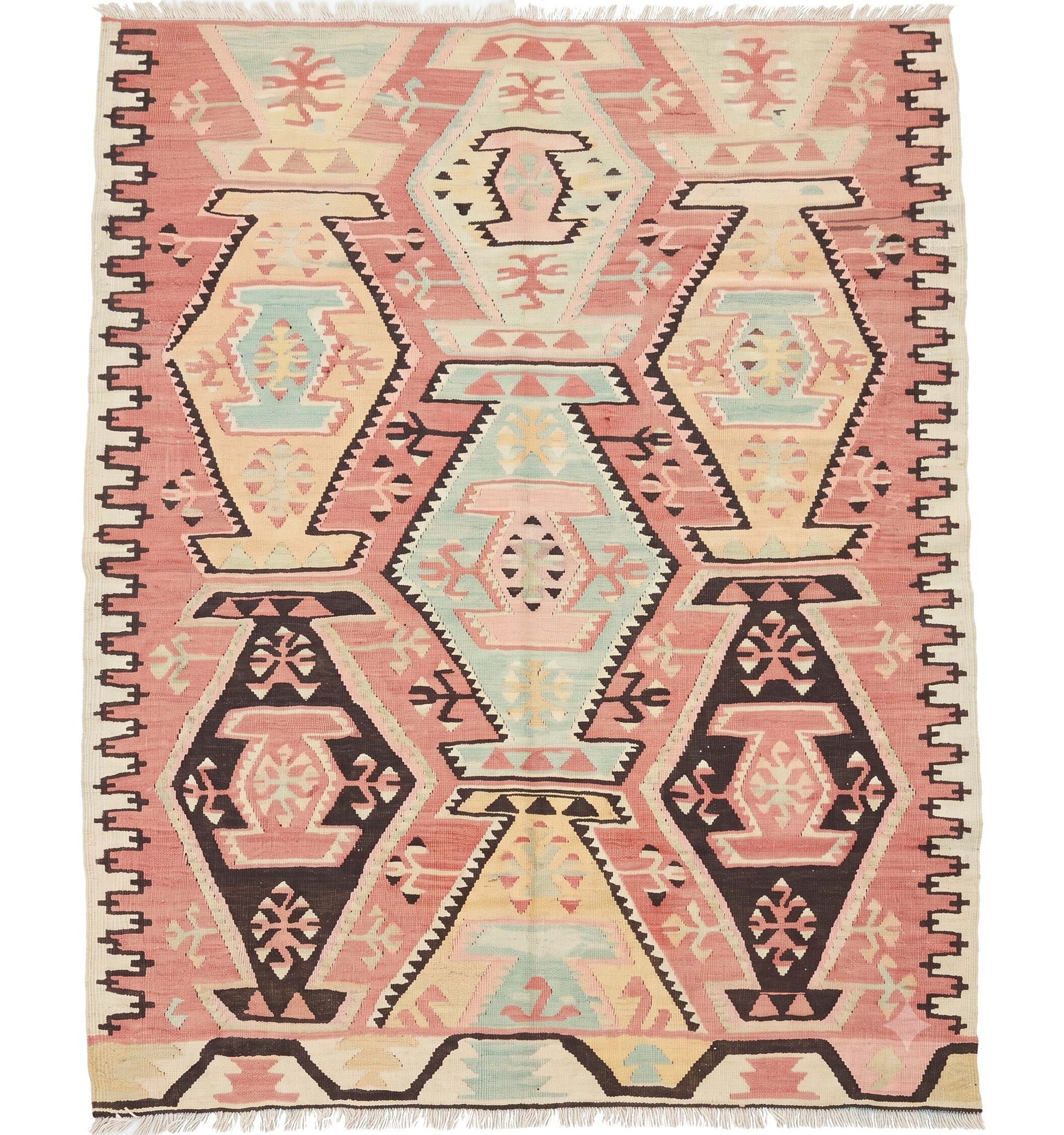 Kilim Adana 134 x 100 cm – Tapis turc en laine tissé main, provenance Adana