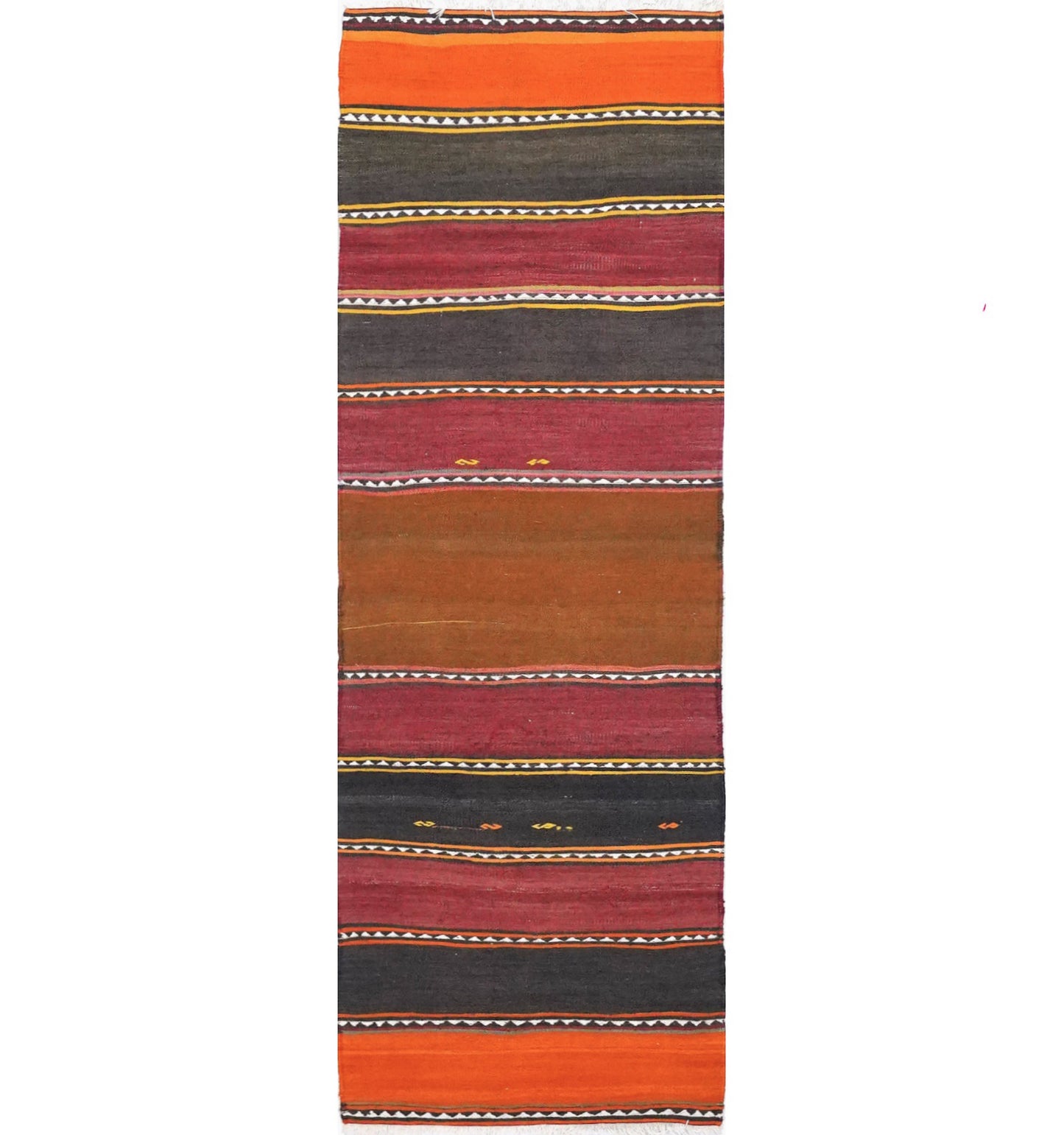 Kilim Adana 225 x 75 cm – Tapis turc en laine tissé main, provenance Adana