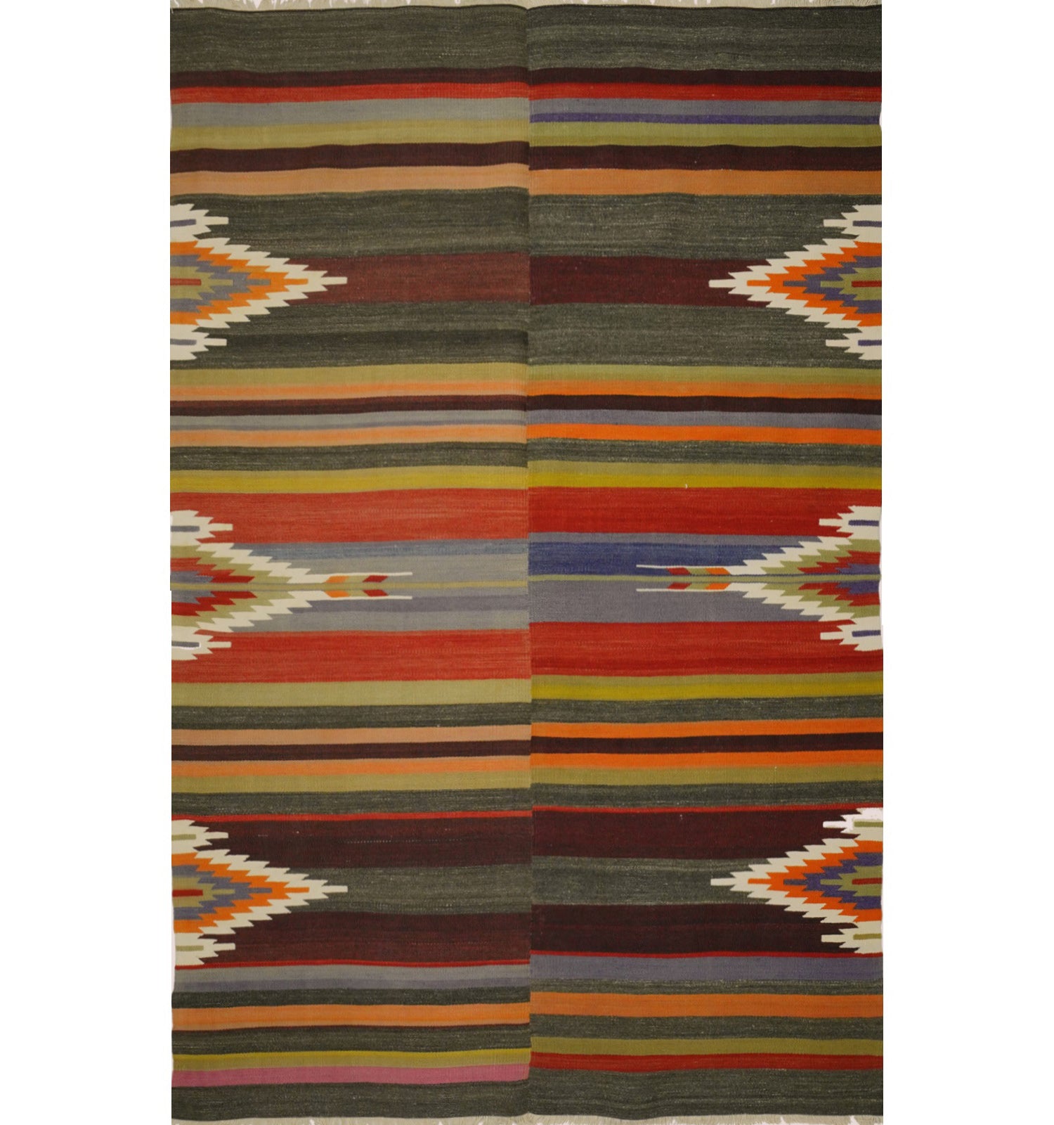 Kilim Adana 250 x 153 cm – Tapis turc en laine tissé main, provenance Adana