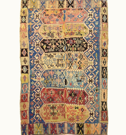 Kilim Adana 270 x 182 cm – Tapis turc en laine tissé main, provenance Adana