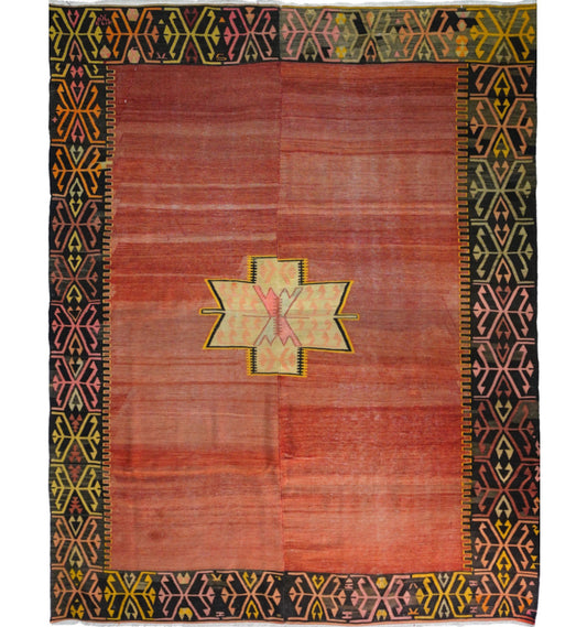 Kilim Adana 270 x 218 cm – Tapis turc en laine tissé main, provenance Adana