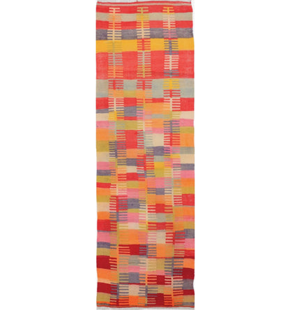 Kilim Adana 280 x 90 cm – Tapis turc en laine tissé main, provenance Adana