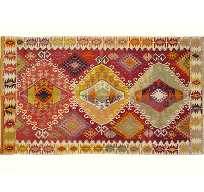 Kilim Adana 285 x 170 cm – Tapis turc en laine tissé main, provenance Adana