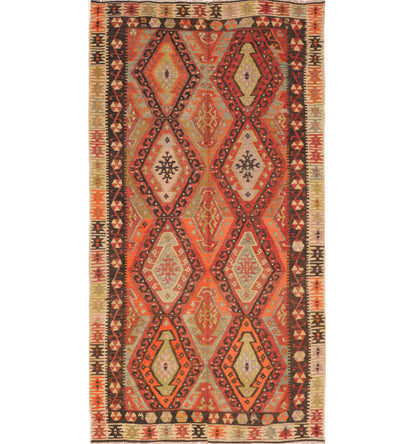 Kilim Adana 290 x 165 cm – Tapis turc en laine tissé main, provenance Adana