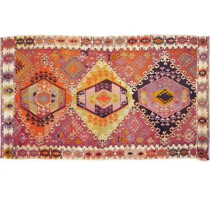 Kilim Adana 295 x 173 cm – Tapis turc en laine tissé main, provenance Adana