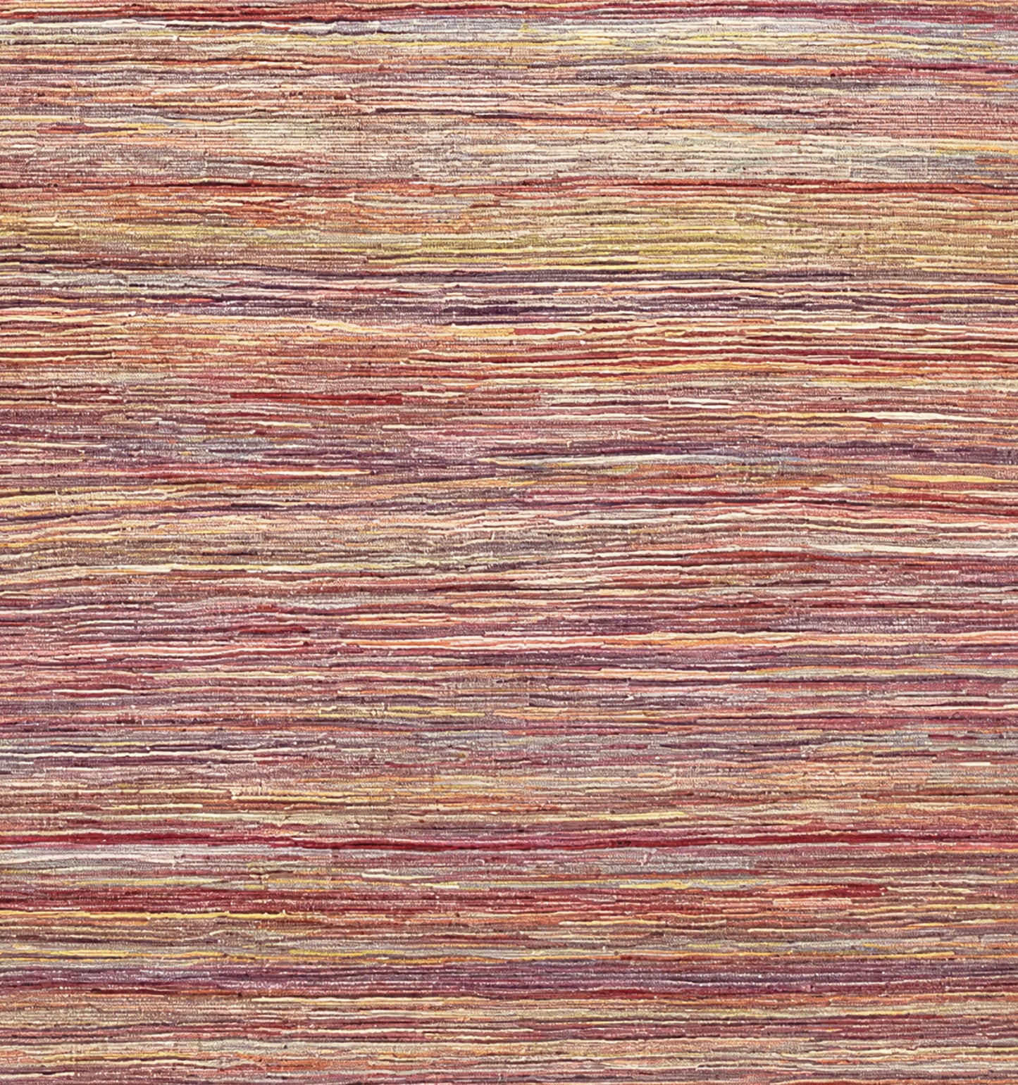 Détail du tissage en laine du kilim Art Déco tissé à la main (provenance Art Déco)
