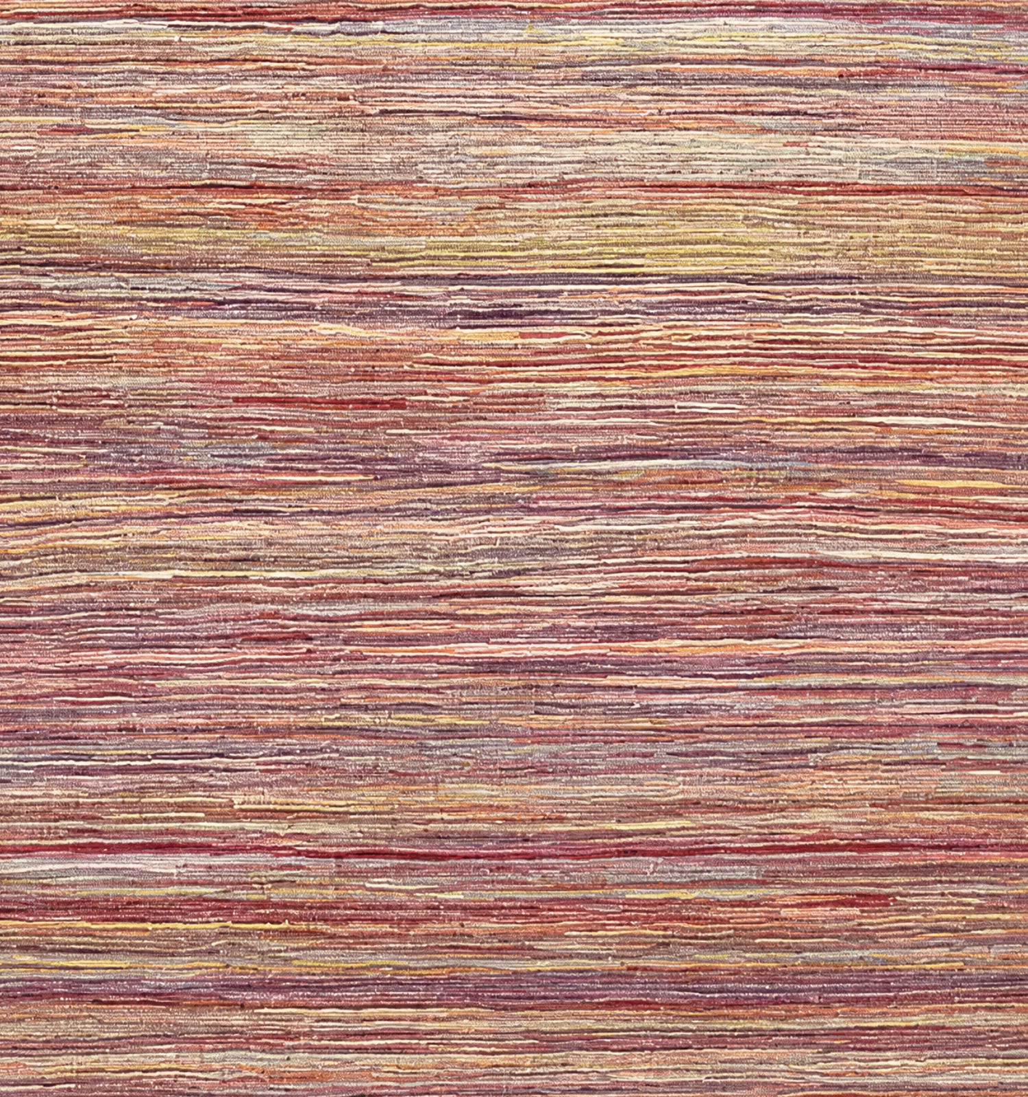 Détail du tissage en laine du kilim Art Déco tissé à la main (provenance Art Déco)