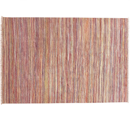Vue horizontale du kilim Art Déco 244 x 167 cm – Tapis turc en laine de provenance Art Déco