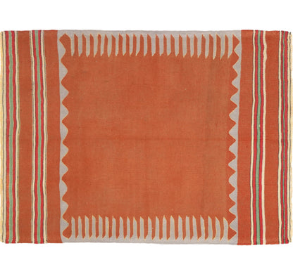 Vue horizontale du kilim Balikesir 148 x 100 cm – Tapis turc en laine de provenance Balikesir