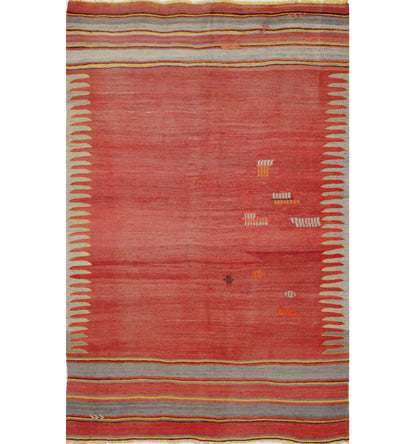 Kilim Balikesir 218 x 140 cm – Tapis turc en laine tissé main, provenance Balikesir