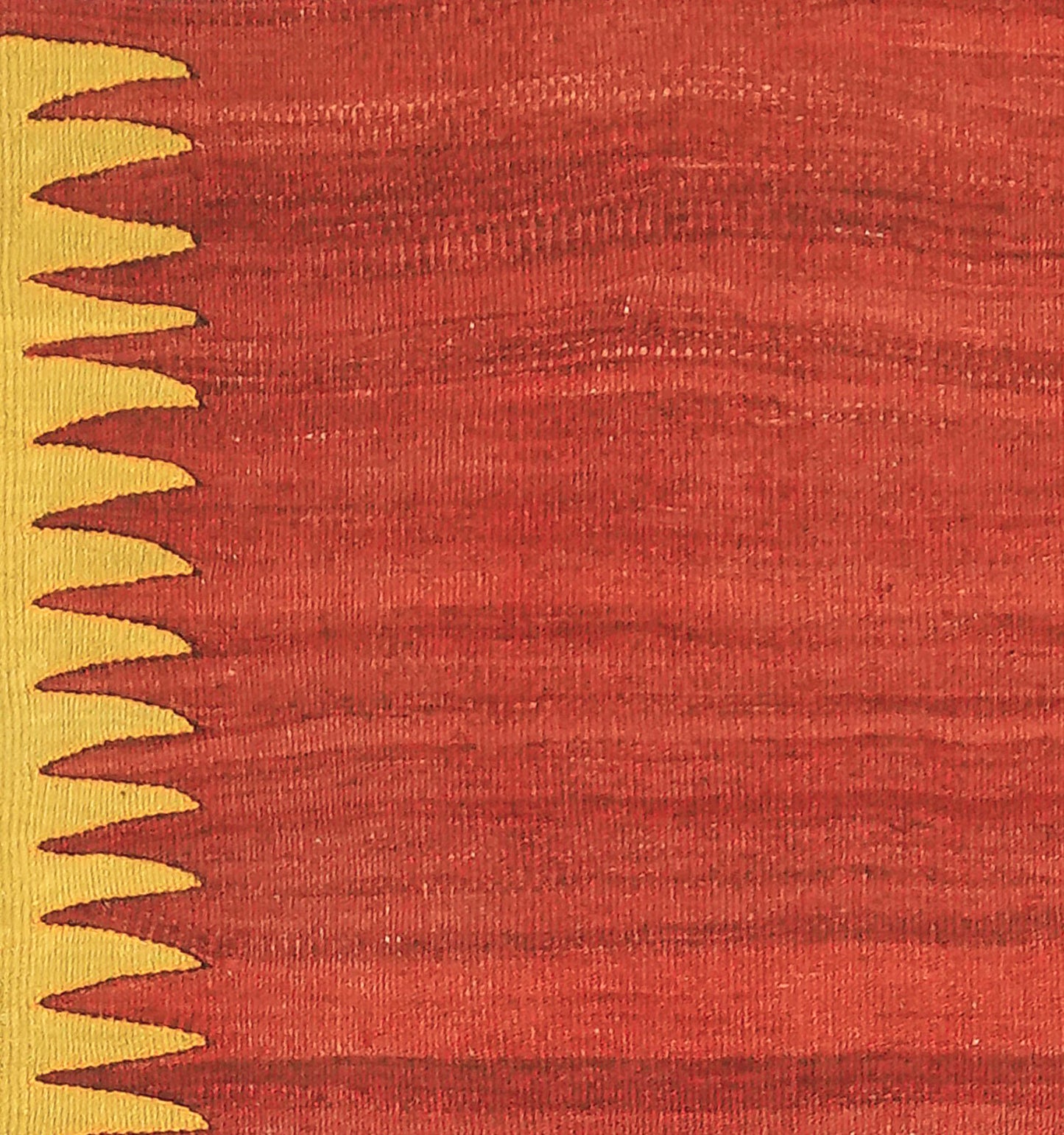 Détail du tissage en laine du kilim Balikesir tissé à la main (provenance Balikesir)