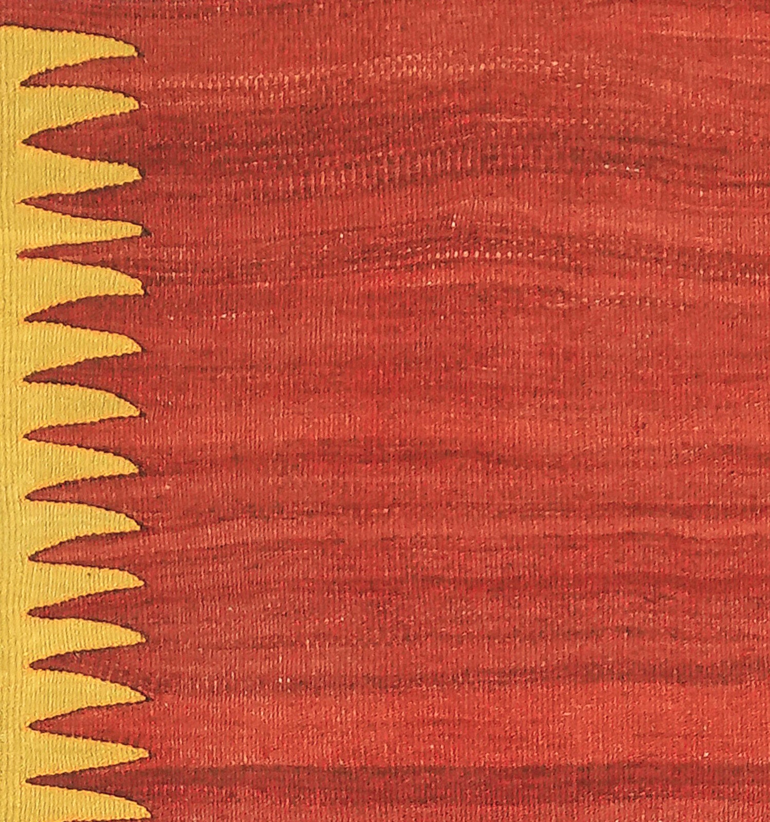 Détail du tissage en laine du kilim Balikesir tissé à la main (provenance Balikesir)