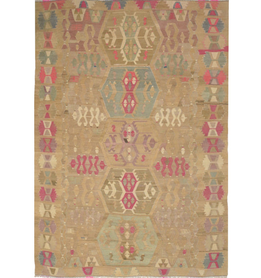 Kilim Balikesir 250 x 175 cm – Tapis turc en laine tissé main, provenance Balikesir