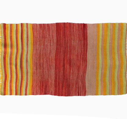 Vue horizontale du kilim Bodrum 112 x 70 cm – Tapis turc en laine de provenance Bodrum