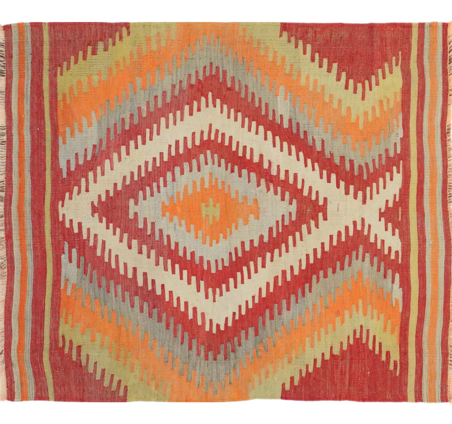 Kilim ancien Cal - 134 x 115 cm