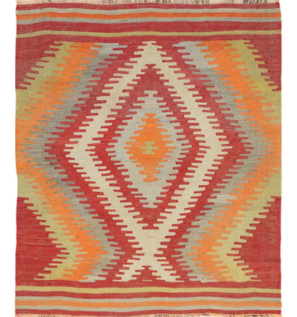 Kilim ancien Cal - 134 x 115 cm