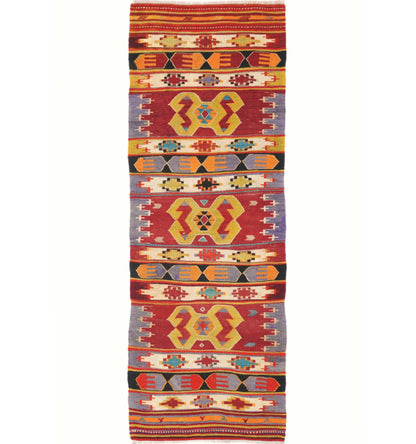 Kilim Cal 230 x 80 cm – Tapis turc en laine tissé main, provenance Cal