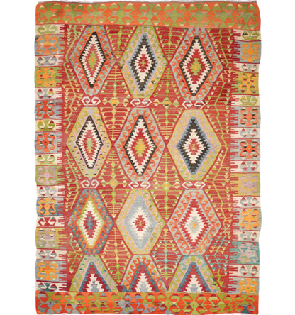Kilim Cal 265 x 180 cm – Tapis turc en laine tissé main, provenance Cal
