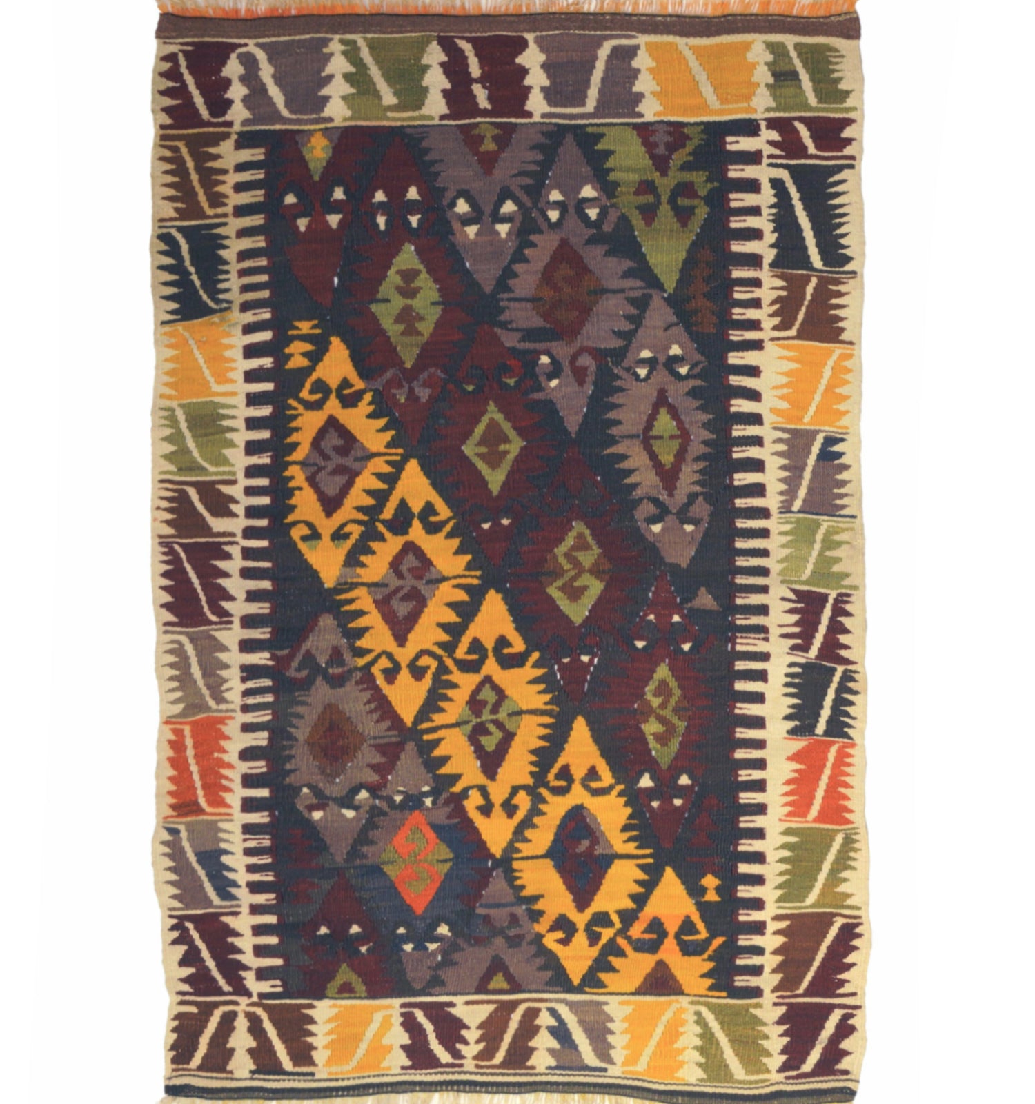 Kilim Camardi 128 x 90 cm – Tapis turc en laine tissé main, provenance Camardi