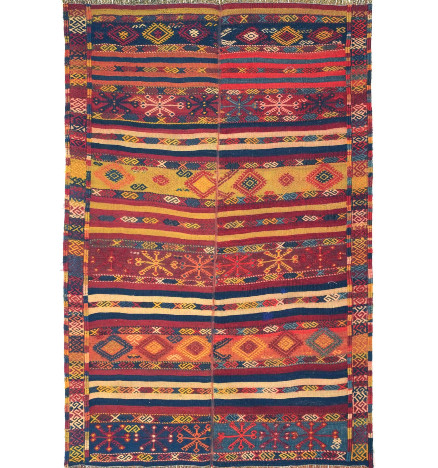 Kilim Cicim 178 x 120 cm – Tapis turc en laine tissé main, provenance Cicim