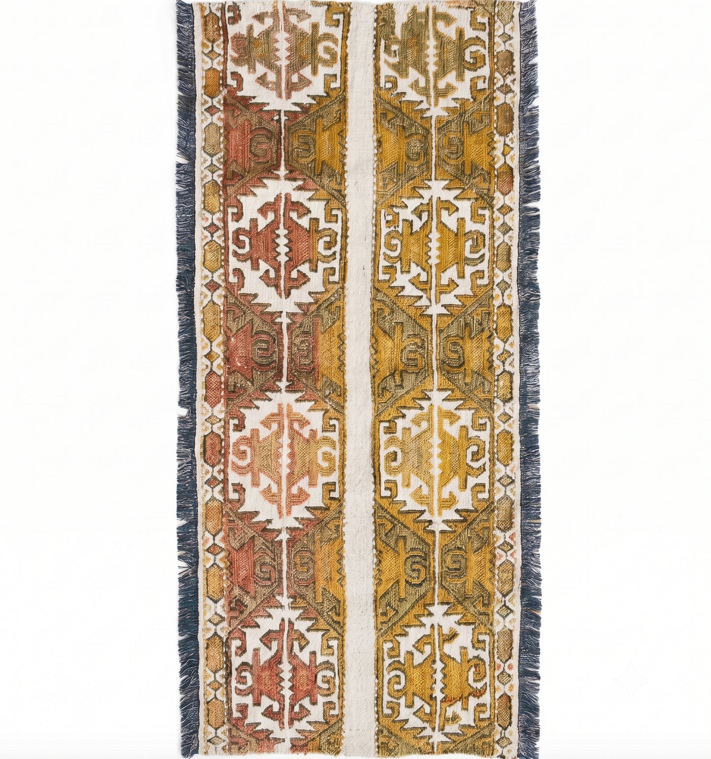 Kilim Cuval 122 x 50 cm – Tapis turc en laine tissé main, provenance Cuval