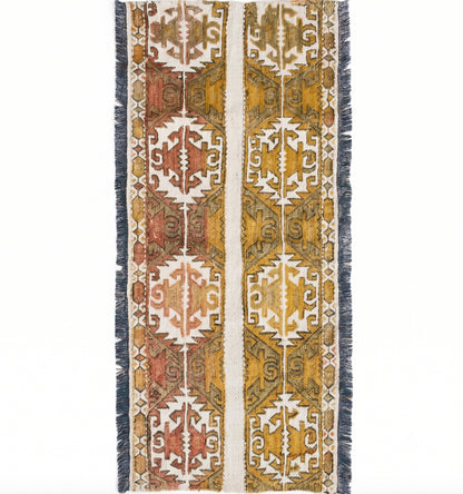 Kilim Cuval 122 x 50 cm – Tapis turc en laine tissé main, provenance Cuval