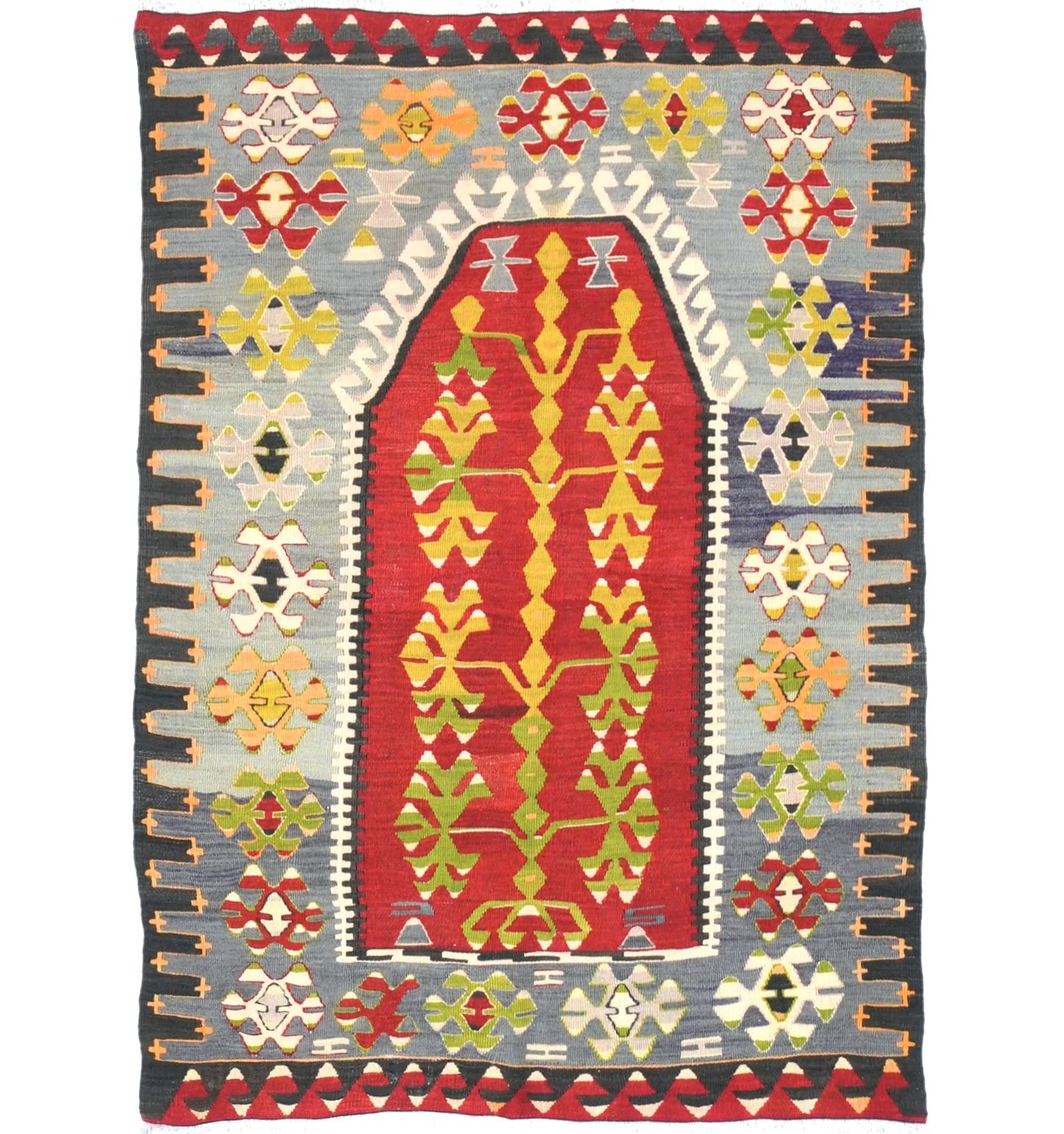Kilim Esme 135 x 96 cm – Tapis turc en laine tissé main, provenance Esme
