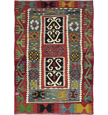 Kilim Esme 150 x 110 cm – Tapis turc en laine tissé main, provenance Esme