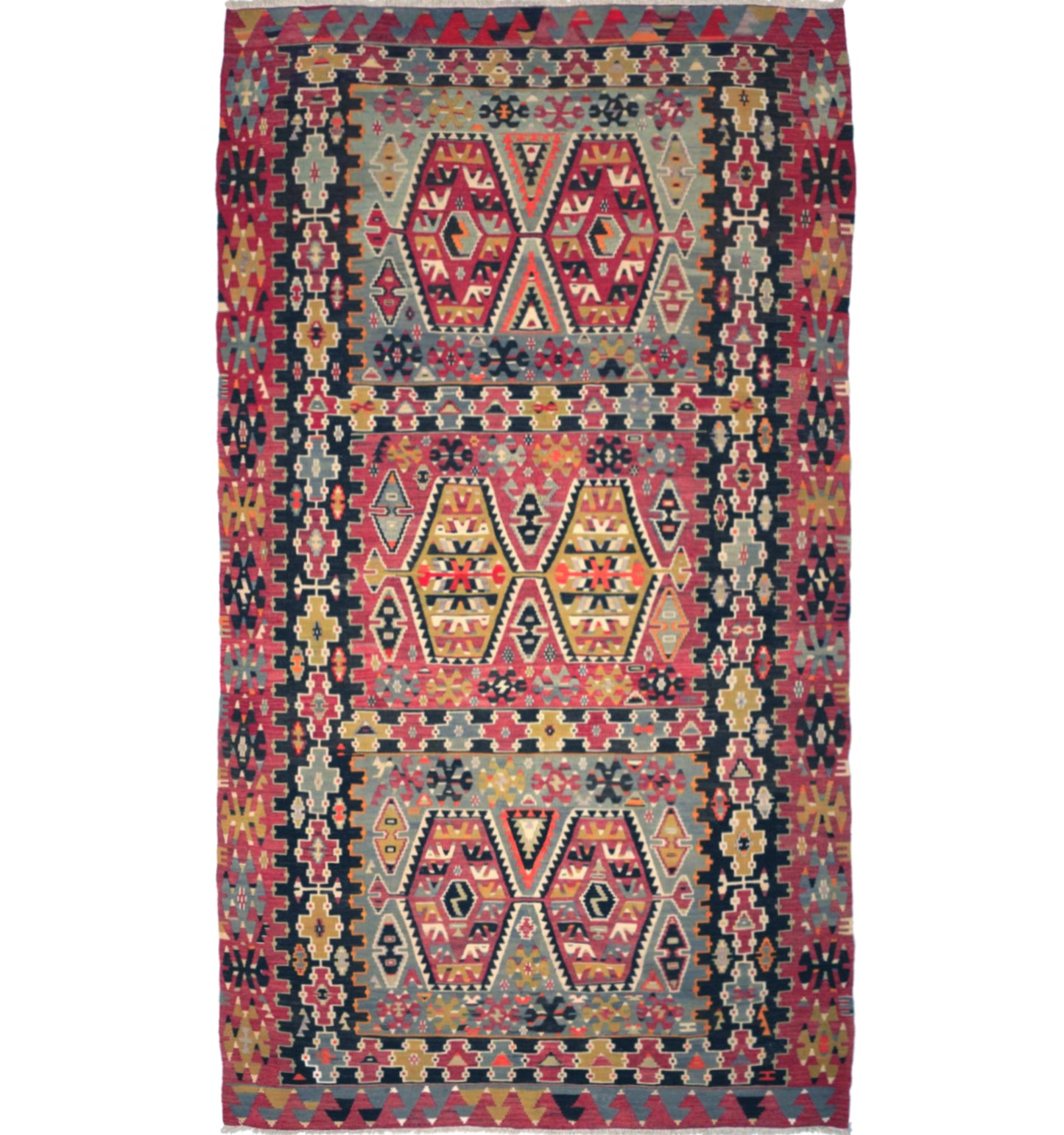 Kilim Esme 320 x 180 cm – Tapis turc en laine tissé main, provenance Esme