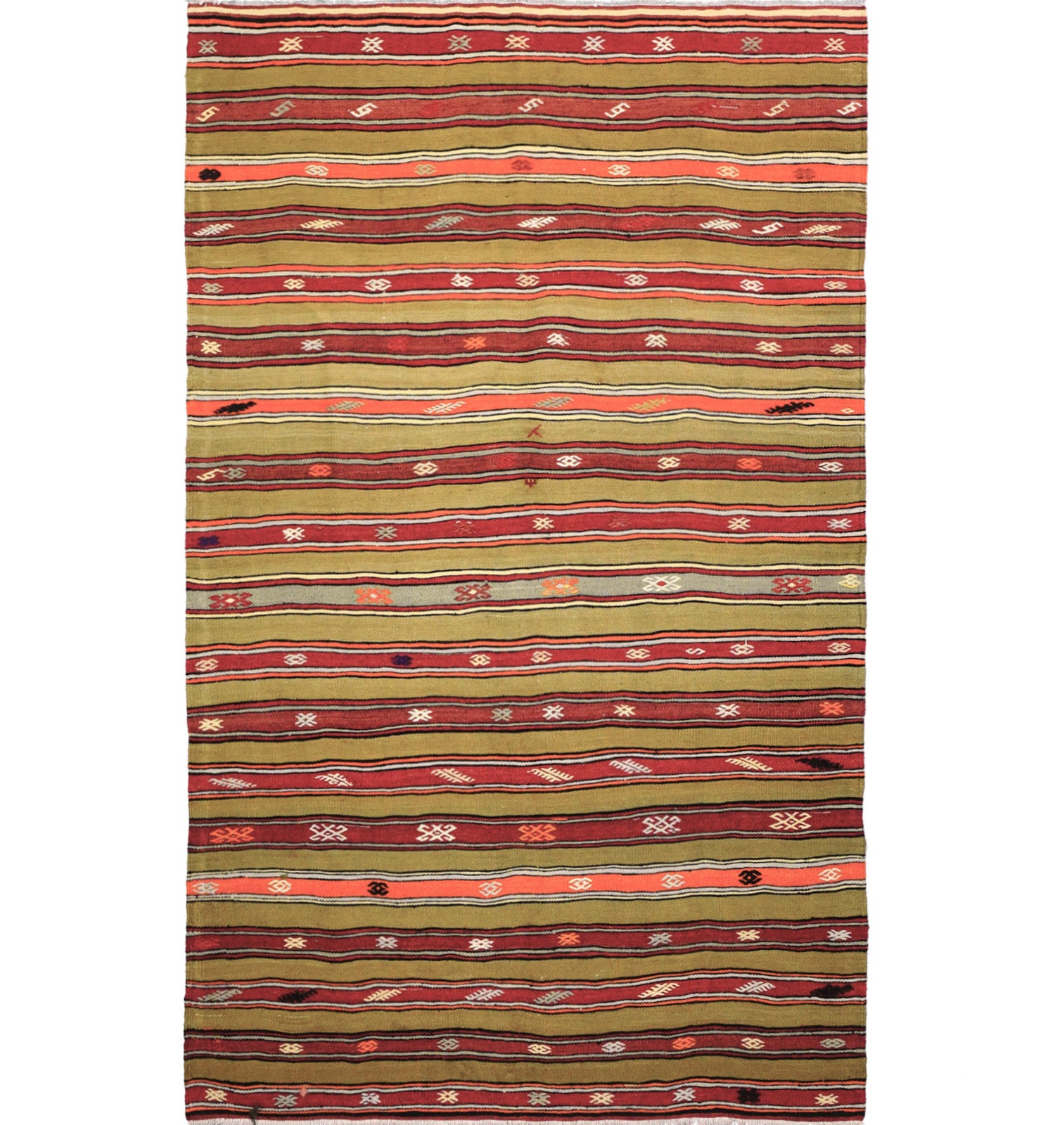 Kilim Fethiye 245 x 150 cm – Tapis turc en laine tissé main, provenance Fethiye
