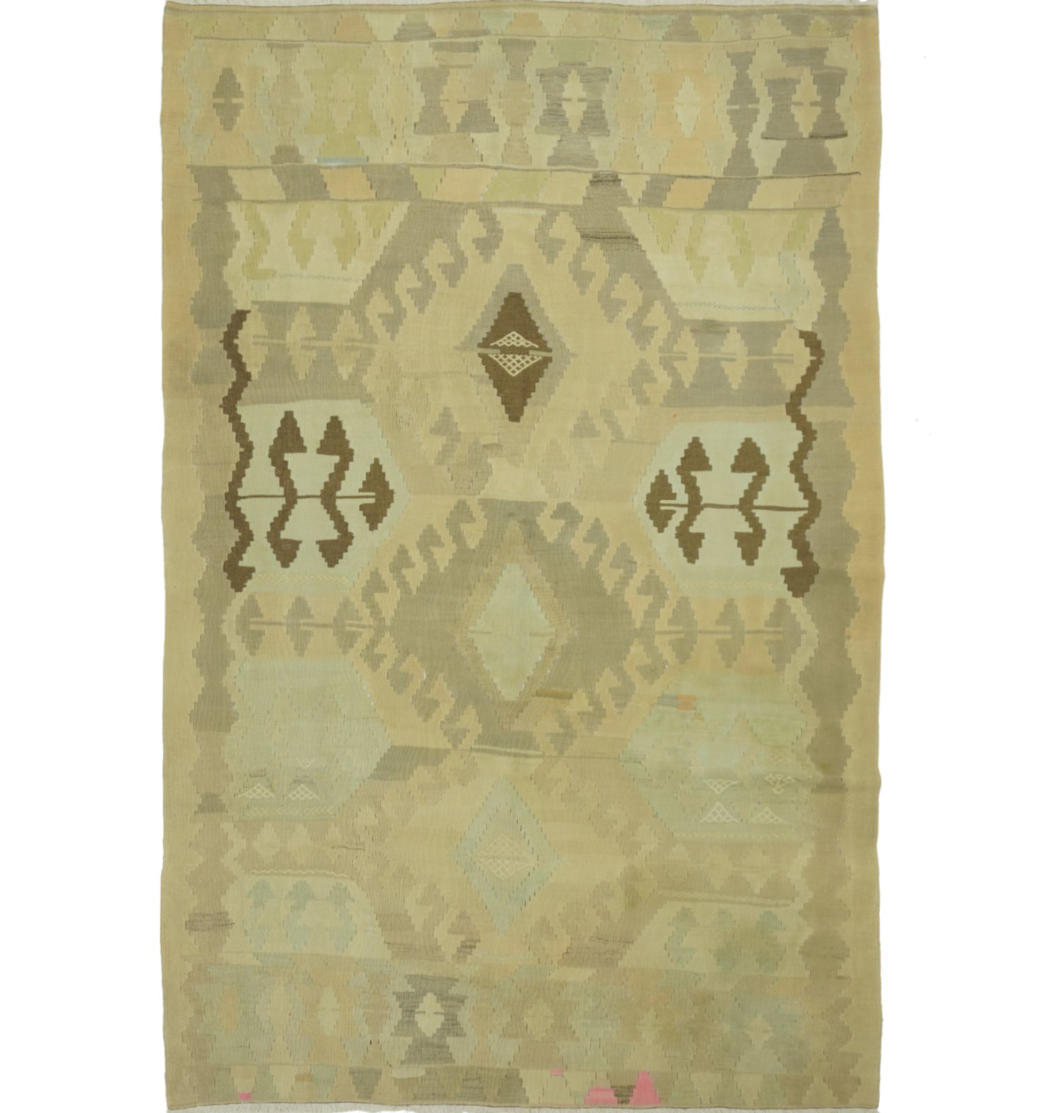 Kilim Kazak 290 x 190 cm – Tapis turc en laine tissé main, provenance Kazak