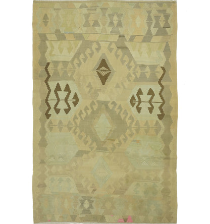 Kilim Kazak 290 x 190 cm – Tapis turc en laine tissé main, provenance Kazak