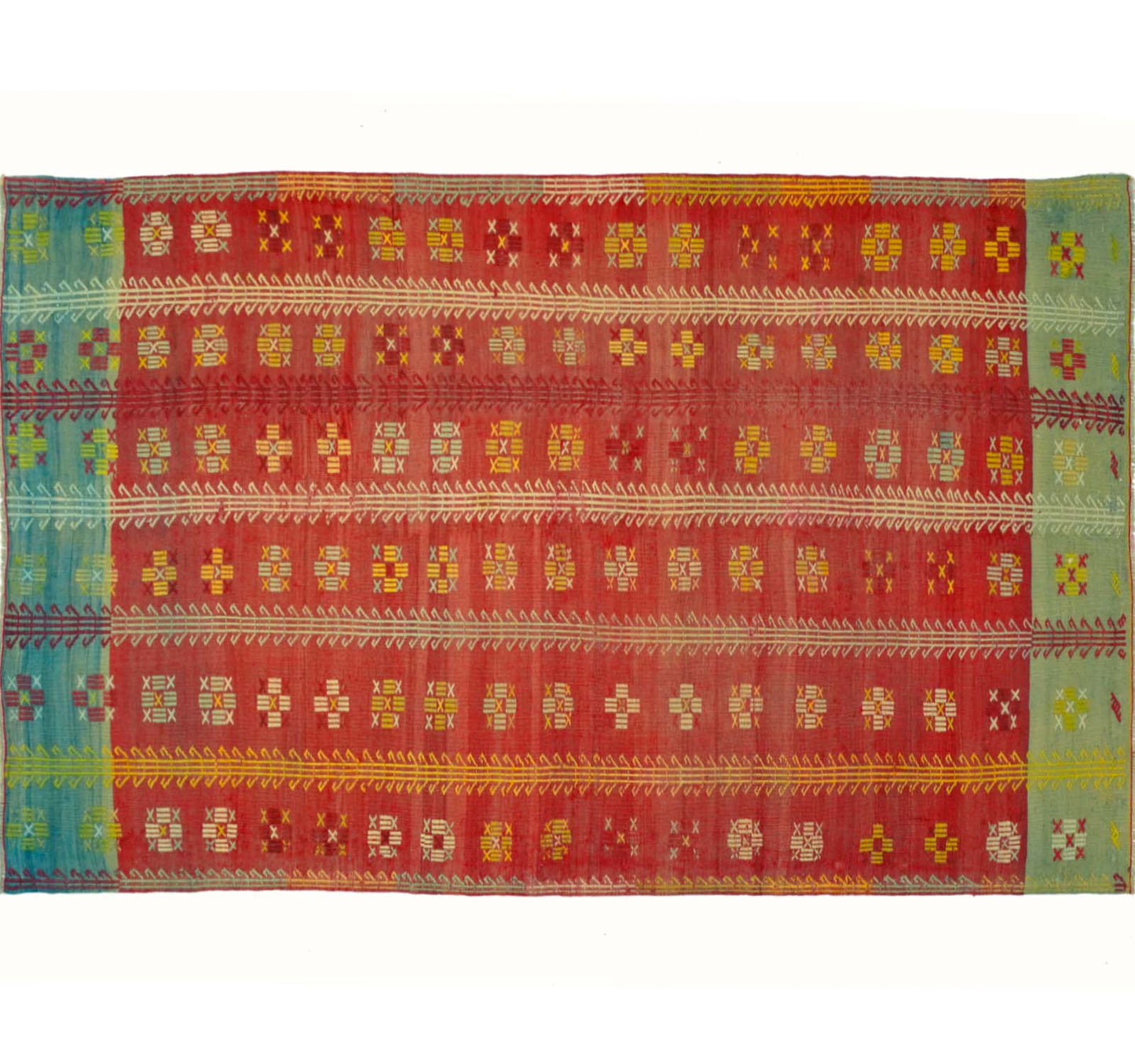 Kilim Koprubasi 260 x 160 cm – Tapis turc en laine tissé main, provenance Koprubasi