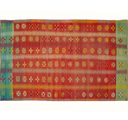 Kilim Koprubasi 260 x 160 cm – Tapis turc en laine tissé main, provenance Koprubasi