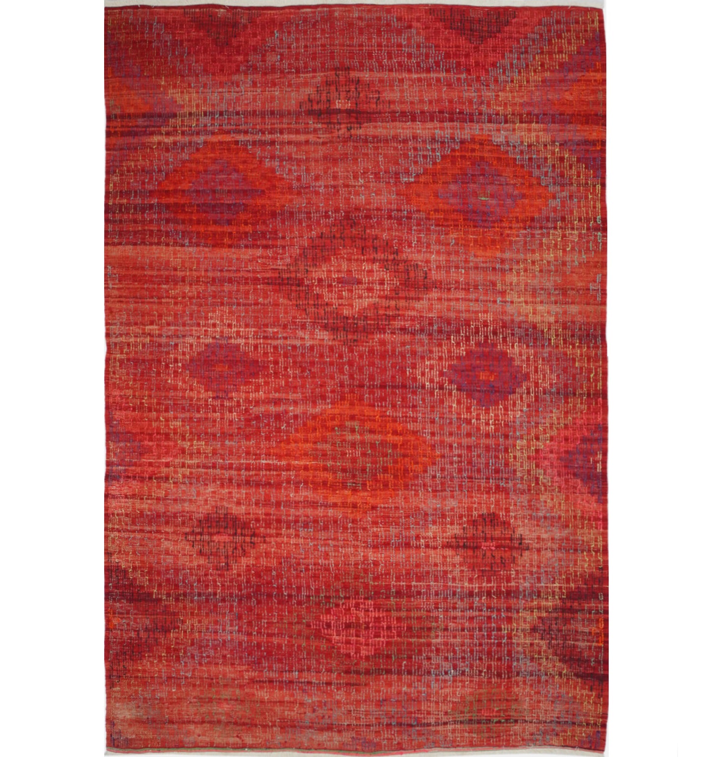 Kilim ancien Koprubasi 280×180 cm – Tapis kilim tissé main en laine naturelle, Anatolie de l'Ouest