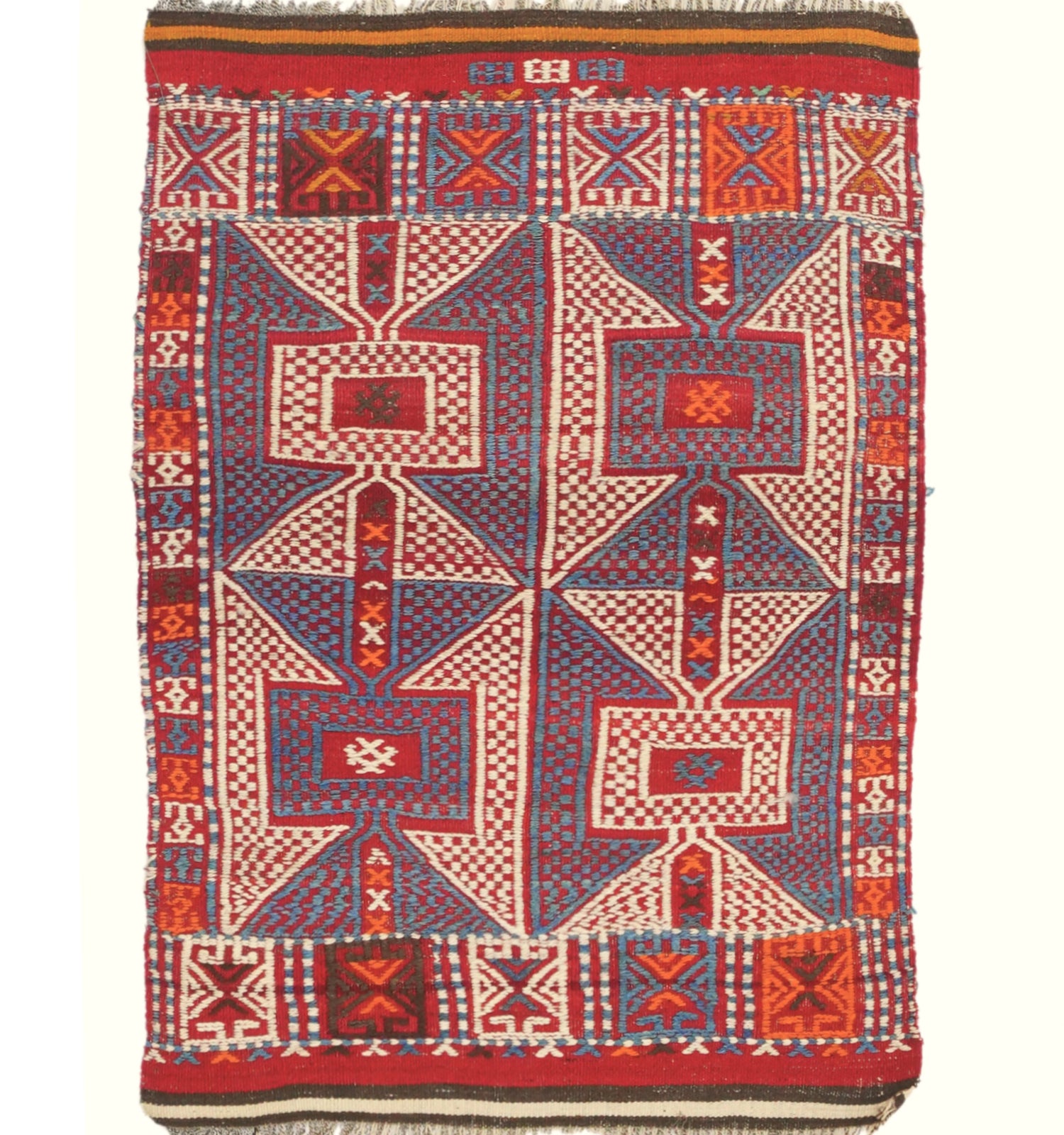 Kilim Kozak 115 x 74 cm – Tapis turc en laine tissé main, provenance Kozak