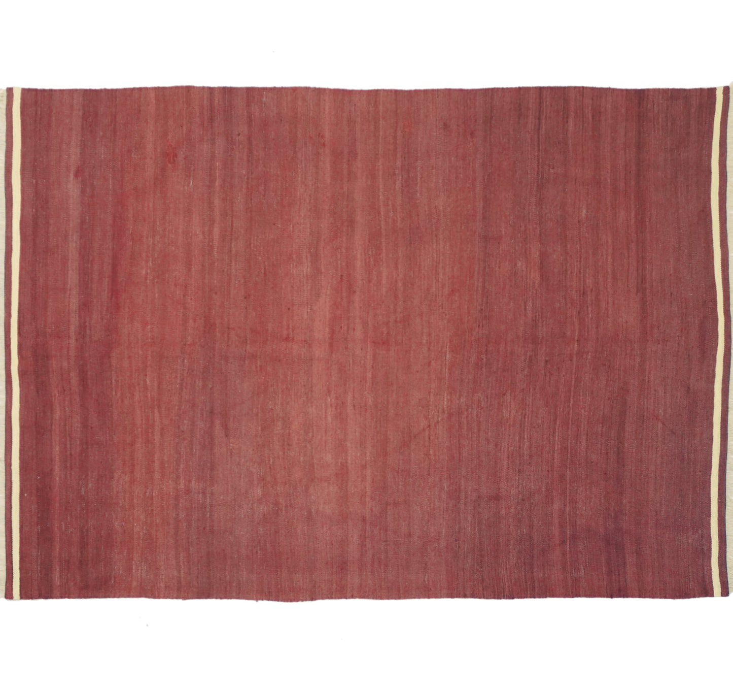 Vue horizontale du kilim Manisa 190 x 138 cm – Tapis turc en laine de provenance Manisa