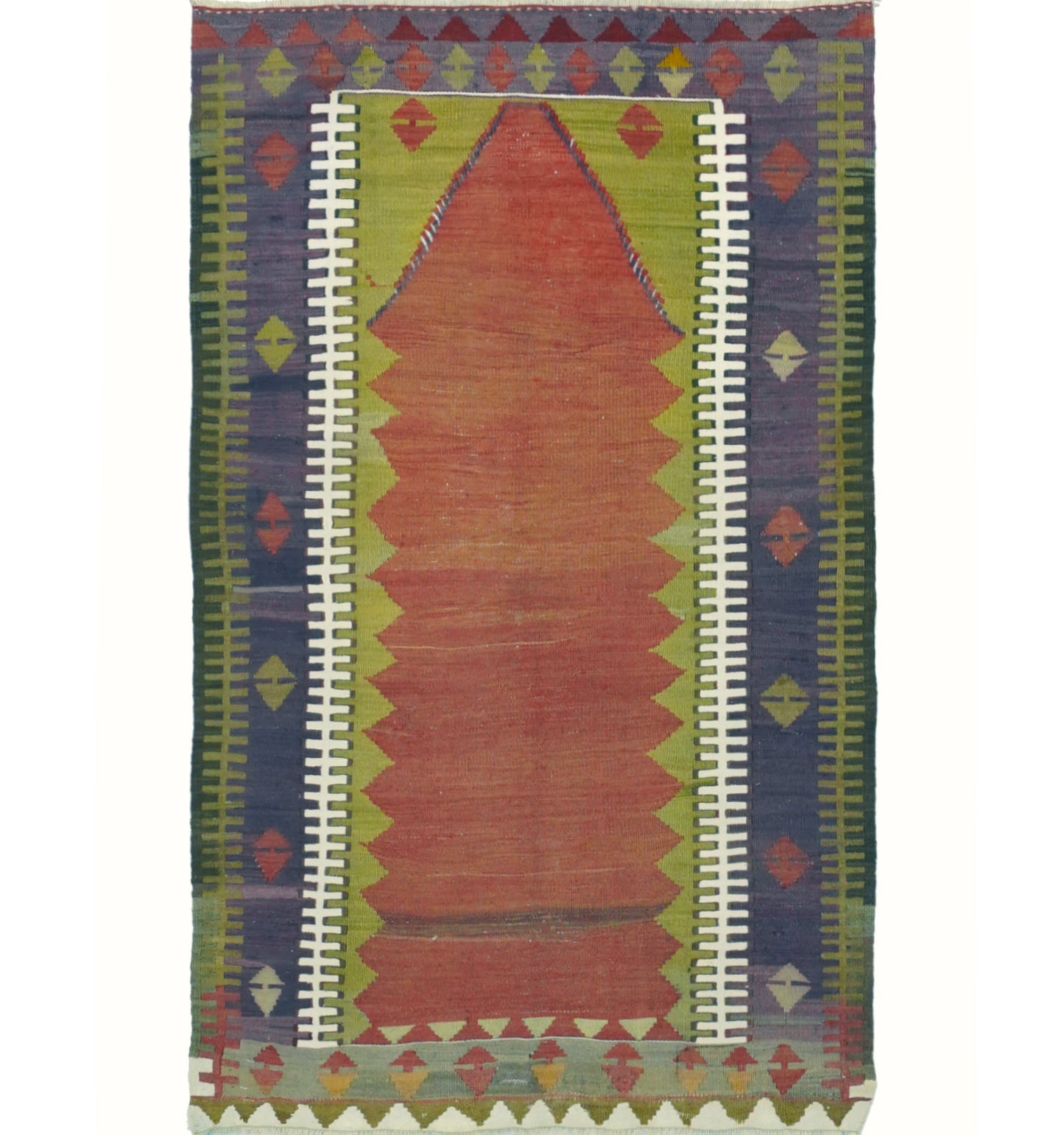 Kilim Obruk 140 x 85 cm – Tapis turc en laine tissé main, provenance Obruk