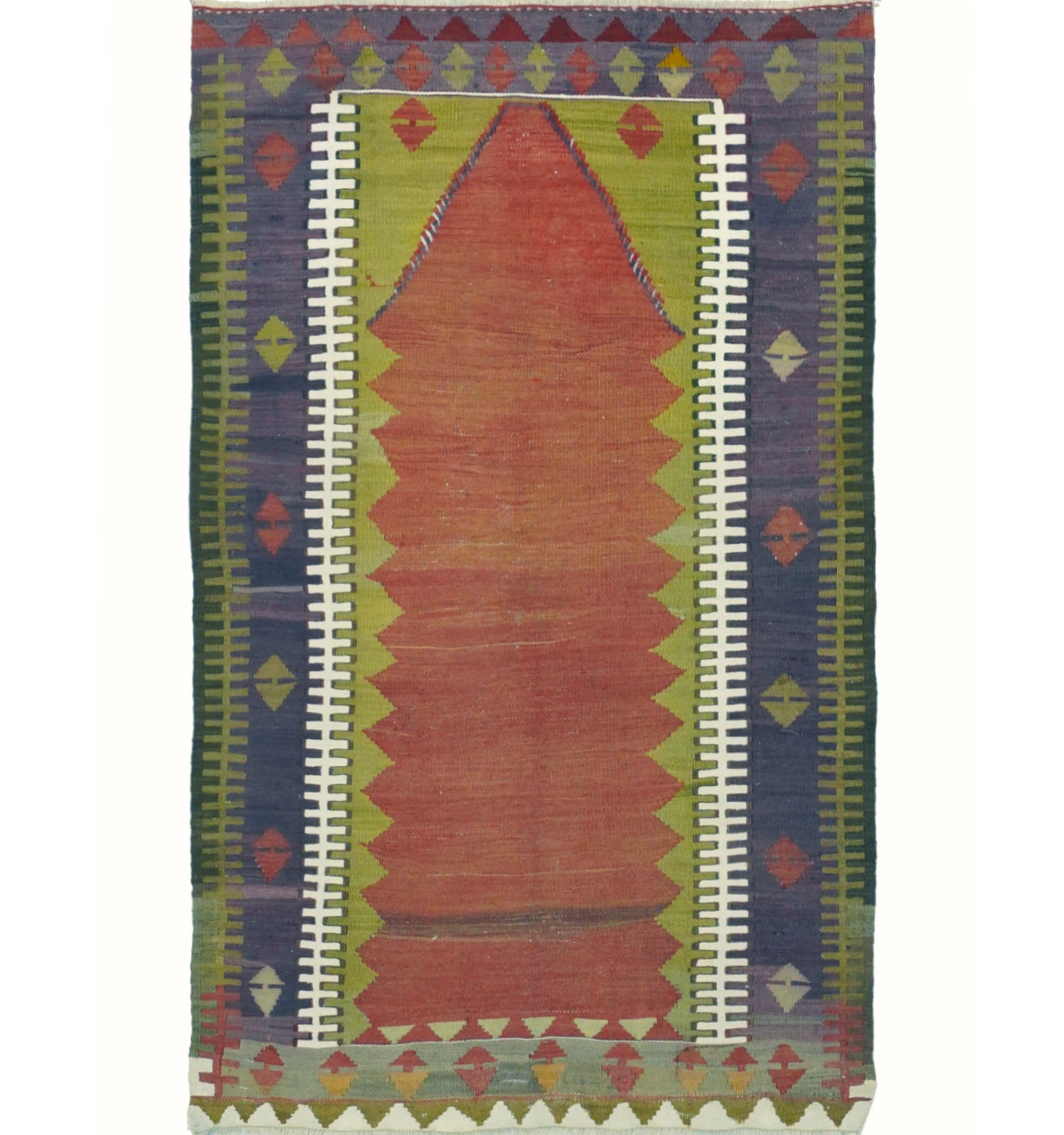 Kilim Obruk 140 x 85 cm – Tapis turc en laine tissé main, provenance Obruk