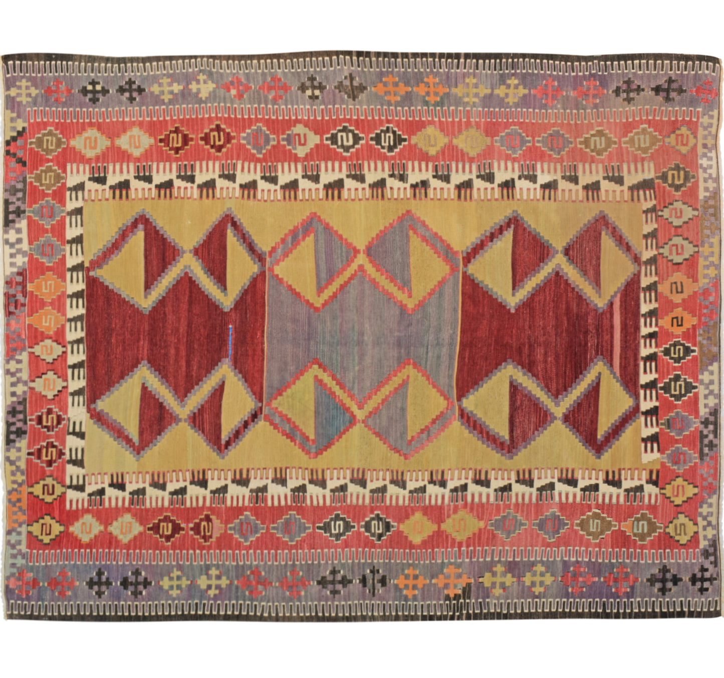 Kilim ancien Obruk - 185 x 145 cm