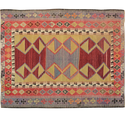 Kilim ancien Obruk - 185 x 145 cm