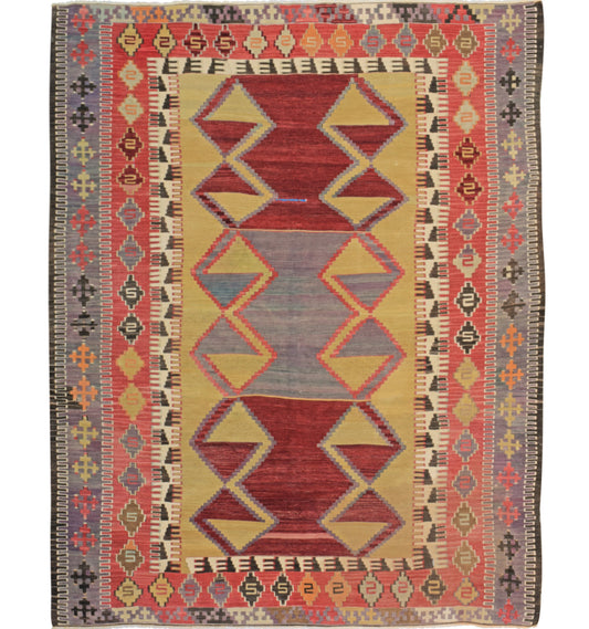 Kilim ancien Obruk - 185 x 145 cm