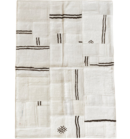 Kilim Patchwork 180 x 120 cm – Tapis turc en laine tissé main, provenance Patchwork