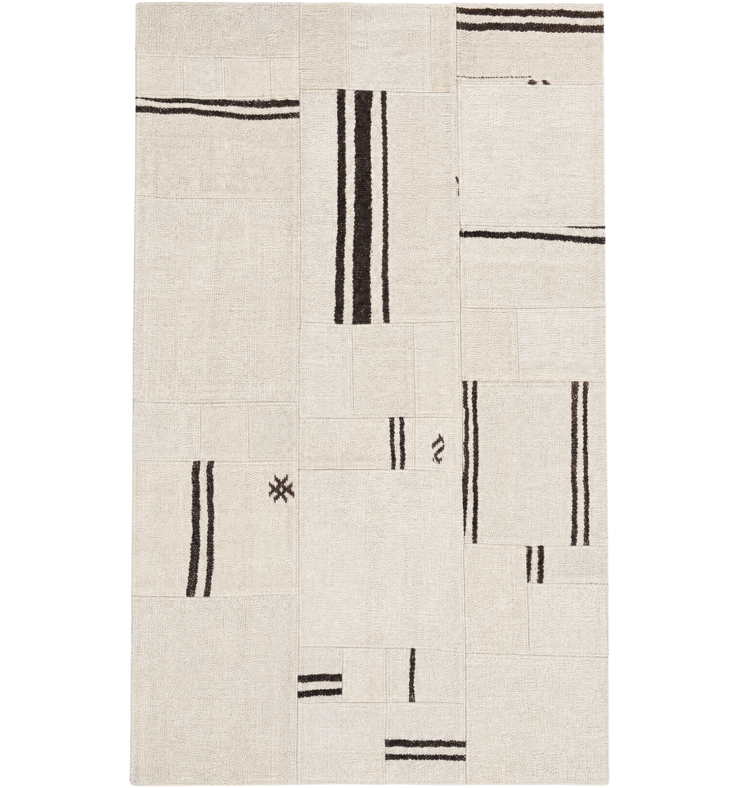 Kilim Patchwork 180 x 120 cm – Tapis turc en laine tissé main, provenance Patchwork