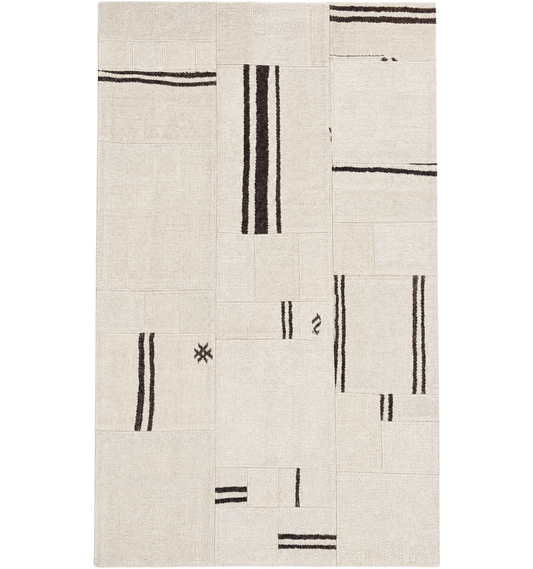 Kilim Patchwork 180 x 120 cm – Tapis turc en laine tissé main, provenance Patchwork